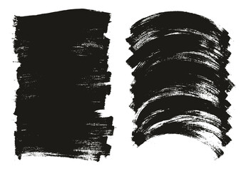 Flat Paint Brush Thin Long & Curved Background Mix High Detail Abstract Vector Background Mix Set 