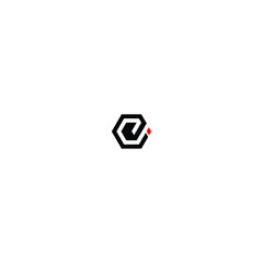 Letter EI or CI industrial logo design with strong character