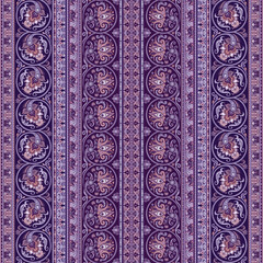 Abstract ethnic stripe pattern, vector background