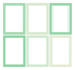 Design collection. Set of invitations, cards with minimalistic design. Vector illustration