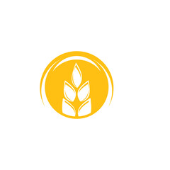 Wheat Logo Template vector symbol