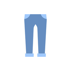 Clothes, jeans icon. Simple color vector elements of hipster style icons for ui and ux, website or mobile application