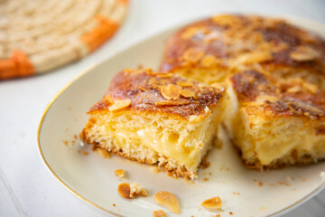 Coca de Sant Joan, traditional spanish catalan dessert