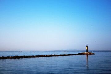 Obraz premium lighthouse in the sea
