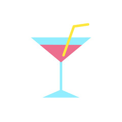 Cocktail, drink icon. Simple color vector elements of vacation icons for ui and ux, website or mobile application
