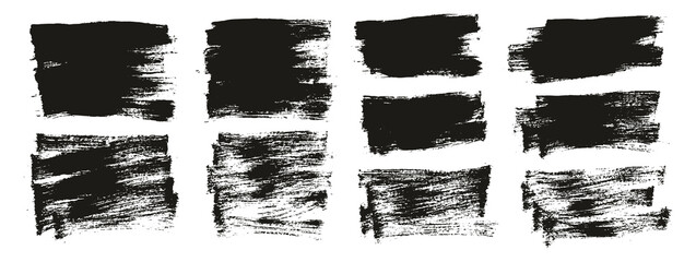 Flat Paint Brush Thin Short Mix Background High Detail Abstract Vector Background Mix Set 