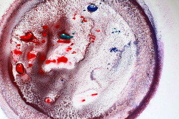 background of red and blue watercolour