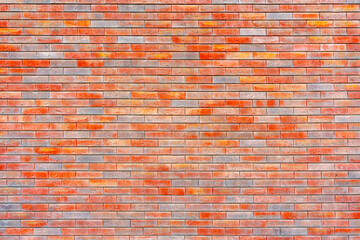 Naklejka premium Red brick wall. Loft interior design. Architectural background.