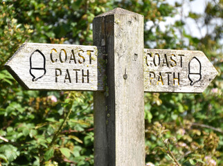 Coast Path Sign