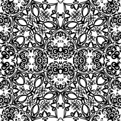 Vector ethnic hand drawn ornamental background.