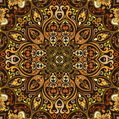 Vector ethnic nature ornamental background