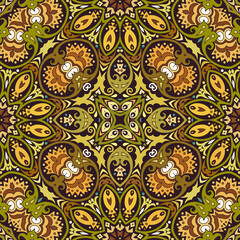 Vector ethnic nature ornamental background