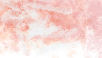 Hand paint, watercolor background. Storm clouds in the sky. Abstract picture, canvas. Horizontal format. Poster backdrop.