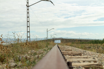 old train track to the Alquife mine