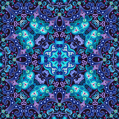 Vector ethnic nature ornamental background