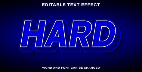 Text effect - Font and word can be changed