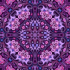 Vector ethnic nature ornamental background