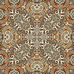 Vector ethnic nature ornamental background