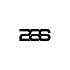 266 letter original monogram logo design