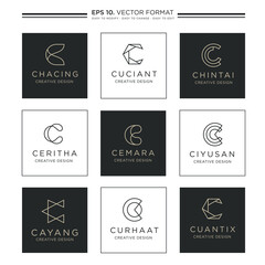 Fototapeta na wymiar Letter C Logo Design For Your Architect And More Business