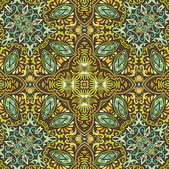 Vector ethnic nature ornamental background