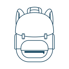 school bag equipment isolated icon