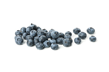 Delicious fresh blueberry isolated on white background