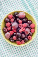 straberries and cherry