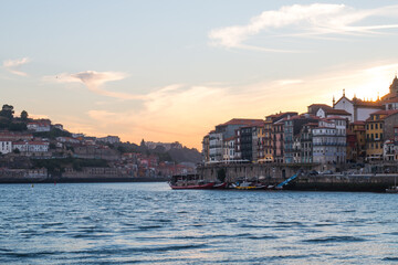 Fototapeta premium Porto&nbsp;or Oporto&nbsp; is the&nbsp;second-largest city&nbsp;in&nbsp;Portugal&nbsp;and one of the&nbsp;Iberian Peninsula's major urban areas. Porto is famous for &nbsp;Houses of Ribeira Square located in the historical center of Porto, P