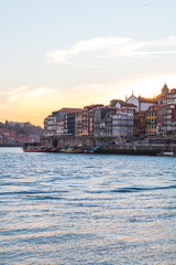 Naklejka premium Porto&nbsp;or Oporto&nbsp; is the&nbsp;second-largest city&nbsp;in&nbsp;Portugal&nbsp;and one of the&nbsp;Iberian Peninsula's major urban areas. Porto is famous for &nbsp;Houses of Ribeira Square located in the historical center of Porto, P