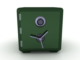 3D Rendering of a safe