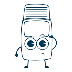 voucher machine emoticon kawaii character