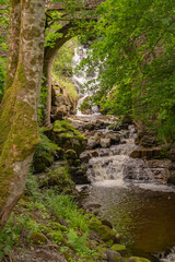 Waterfall near Garrigill in Cumbria