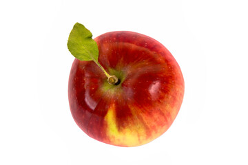Red apple isolated on white background