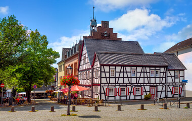 Bad Honnef, Altstadtszene am Alten Rathaus