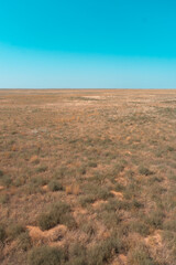 Steppenlandschaft in Russland