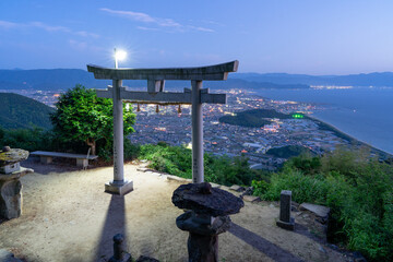 香川県-天空の鳥居-高屋神社