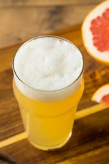 Refreshing Boozy Grapefruit Radler Shandy