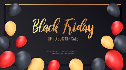 Promo sale flyer for Black friday. Shopping, Clothing store, Supermarket, Order online, Sale concept. Vector illustration for poster, banner, flyer, advertising, promo, commercial.