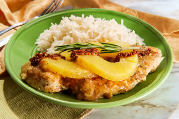 Rosemary Pineapple Chicken Rice