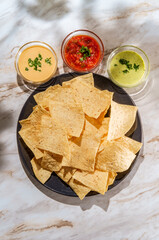 Tortilla Chips Salsa Dips