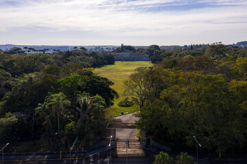 ESALQ, Public agriculture college seen from above in Piracicaba, São Paulo, Brazil