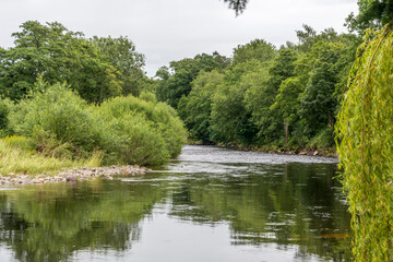 Obraz premium River Lune, Kirkby Lonsdale. July 2020