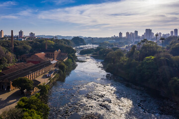 Teatro do Engenho Erotides de Campos on the banks of the Piracicaba River, Sao Paulo, Brazil