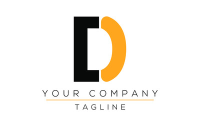 Letter CD Logo Design, Creative Modern Icon C D