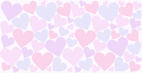 pink hearts background