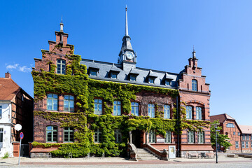 city hall in Plau am See, Germany