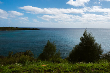 View at the lighthouse from the opposite side, Kauai Hawaii USA