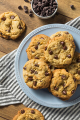 Homemade Warm Chocolate Chip Cookies