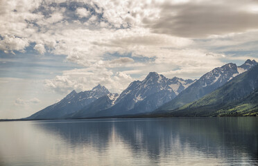 Jackson Lake in Grand Teton National Park, Wyoming